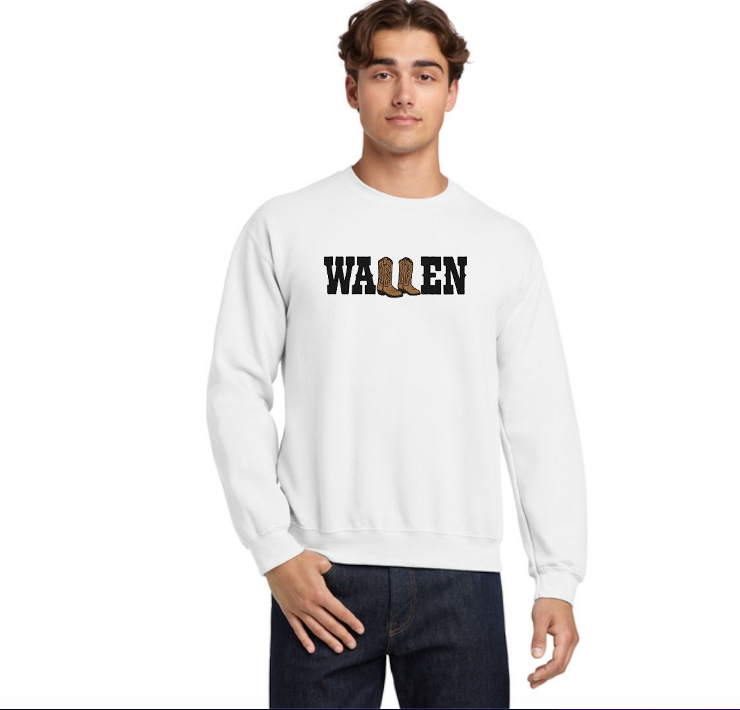MORGAN WALLEN embroidered sweathshirt
