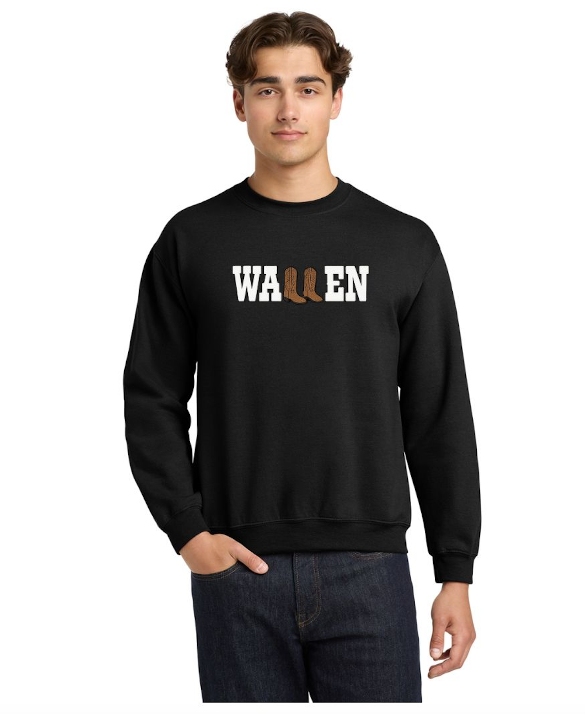 MORGAN WALLEN embroidered sweathshirt