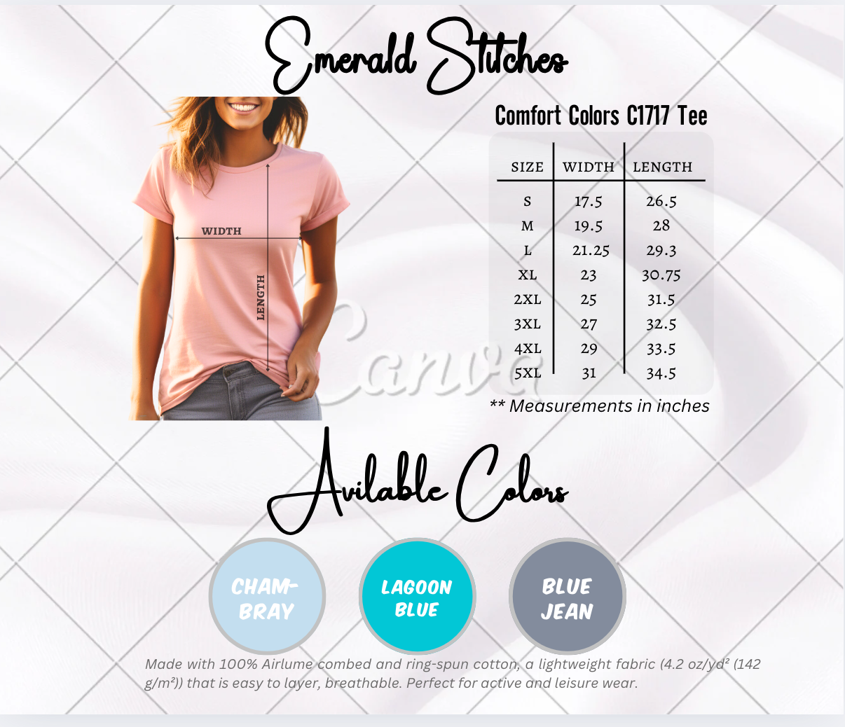 Embroidered scallop flag and bow short sleeve tshirt.