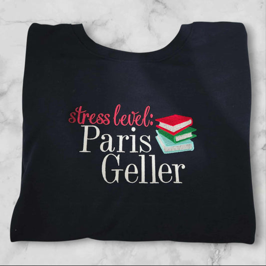 STRESS LEVEL: Paris Geller, Gilmore Girls inspired sweatshirt