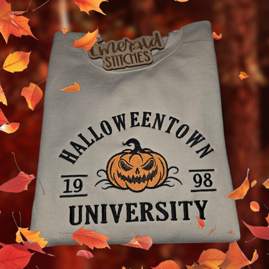 Halloweentown University embroidered sweatshirt